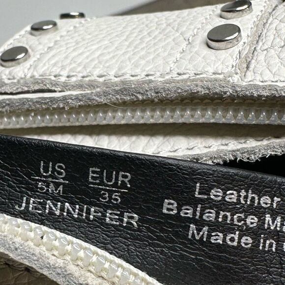 Sam Edelman Women's Jennifer Bright White Leather Size 5M - Picture 15 of 16